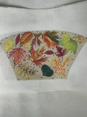 * SALE / Elizabeth Turner 0014 Fan Purse - Fall Leaves