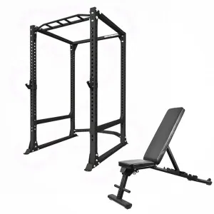 360 Strength Power Rack   Folding FID Bench Package