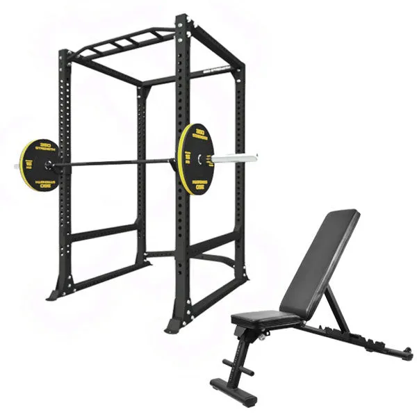 360 Strength Power Rack   Folding FID Bench Package