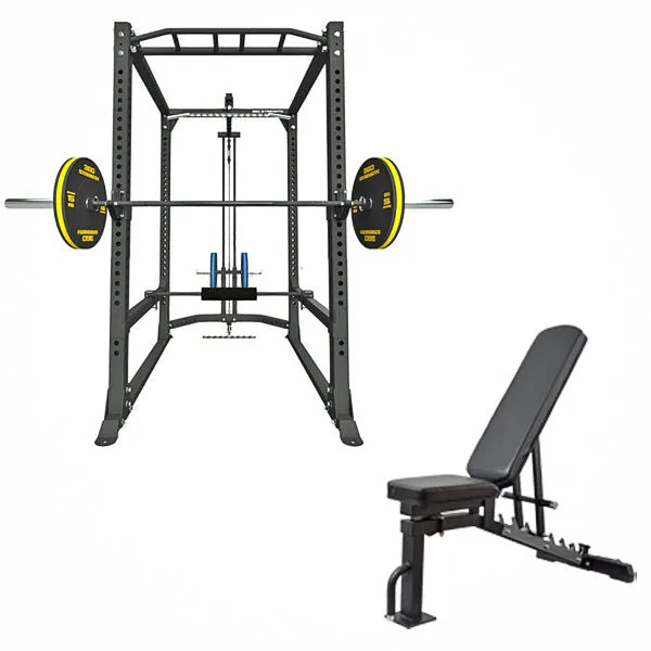 360 Strength Power Rack   Lat Pulldown   FID Bench Package