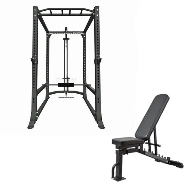 360 Strength Power Rack   Lat Pulldown   FID Bench Package