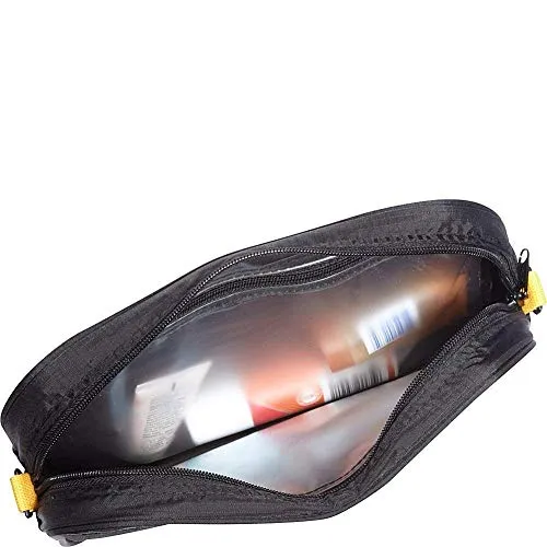 A. Saks 22 InchCarry-On Nylon Duffel Bag With Pouch (Black)