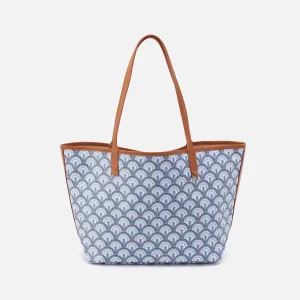 All That Tote In Coated Canvas - Soft Ocean