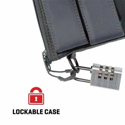 Allen 8" Pistol Case with Mag Pouch - Charcoal