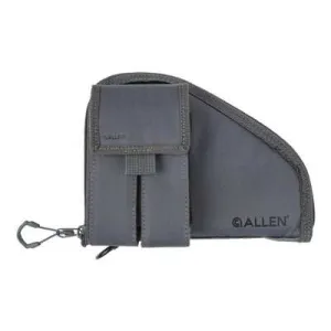 Allen 8" Pistol Case with Mag Pouch - Charcoal