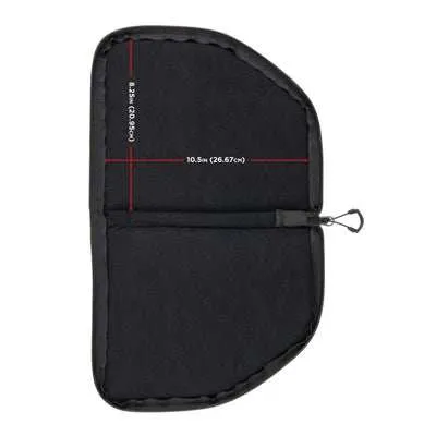 Allen 9.5" Pistol Case with Mag Pouch - Black