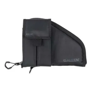 Allen 9.5" Pistol Case with Mag Pouch - Black