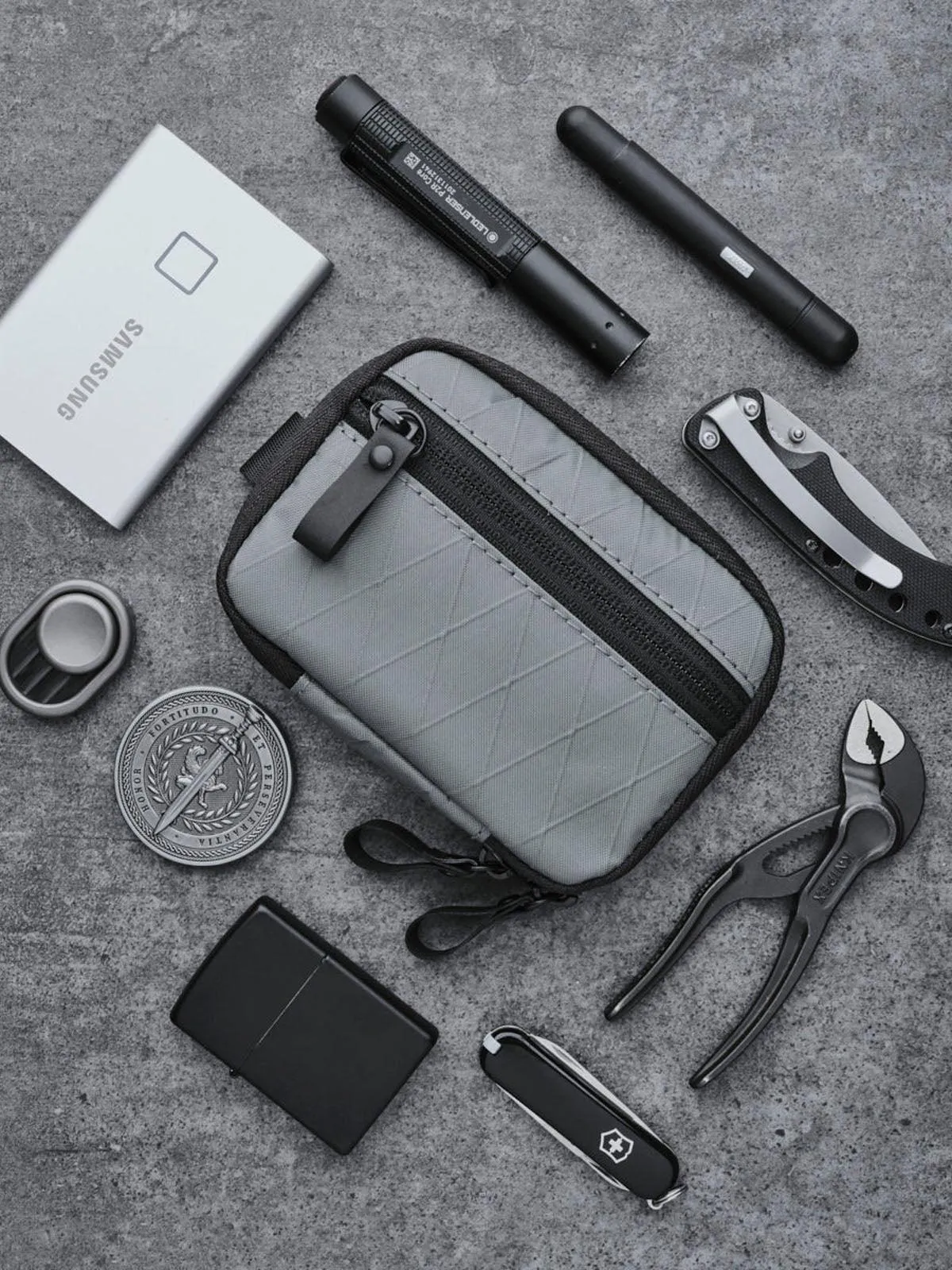 Alpaka Hub Pouch X-Pac VX21 Slate Grey