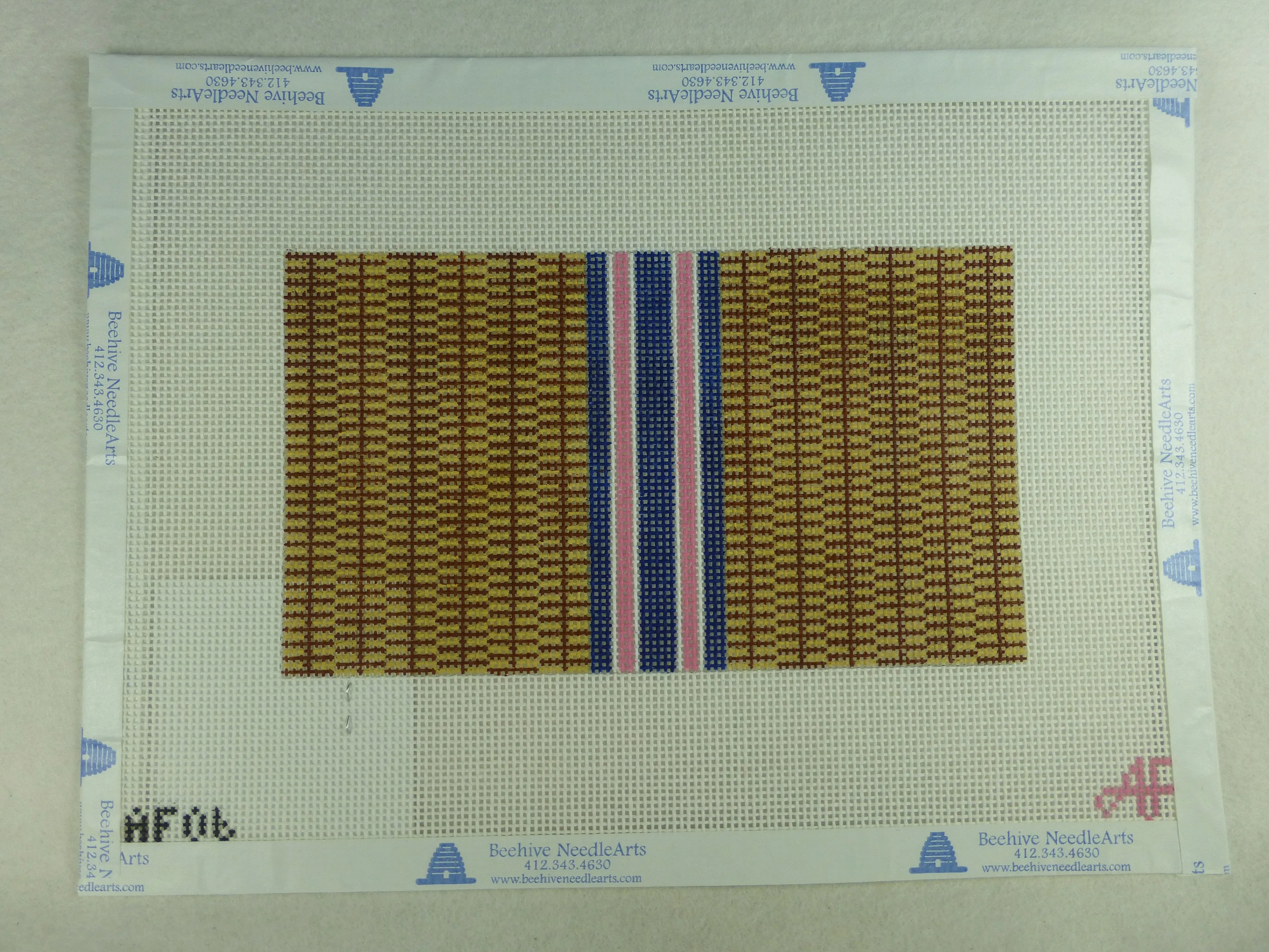 Anne Fisher Needlepoint AF06 Nantucket Clutch