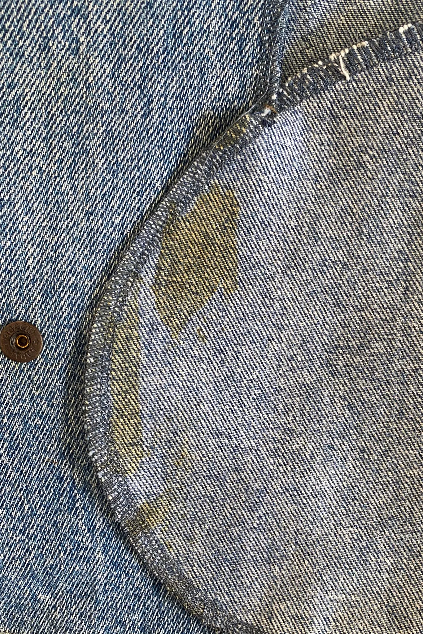 Applique Net Denim Jacket