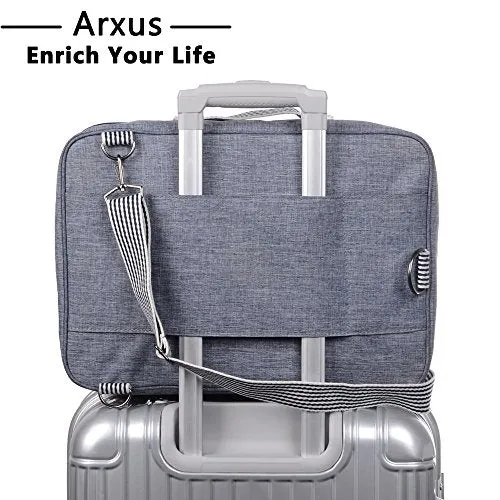 Arxus New Type Multifunctional Fashion Travel Duffel Storage Bag Water Resistant Nylon (Blue)