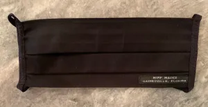 Bat House II: Black 100% Cotton with Black Foldover Ties for Ears