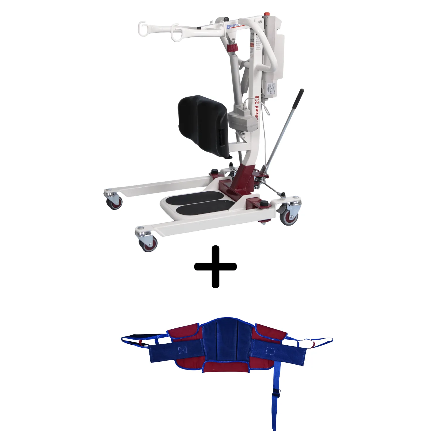 Bestcare SA228 Affordable Compact Electric Stand Assist (Sit-to-Stand) Patient Lift 500lb