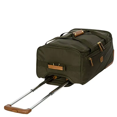 Bric's X-BAG 21" CARRY-ON ROLLING DUFFLE BAG - OLIVE