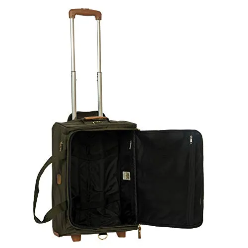 Bric's X-BAG 21" CARRY-ON ROLLING DUFFLE BAG - OLIVE