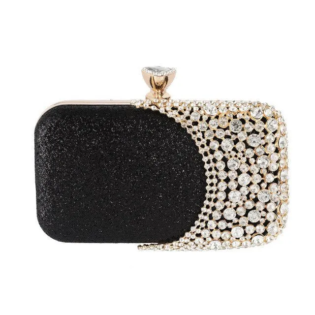Bridal Clutch Bag Crystal Wedding Purse