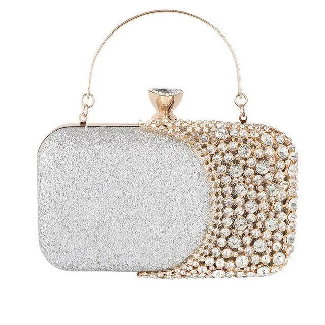 Bridal Clutch Bag Crystal Wedding Purse