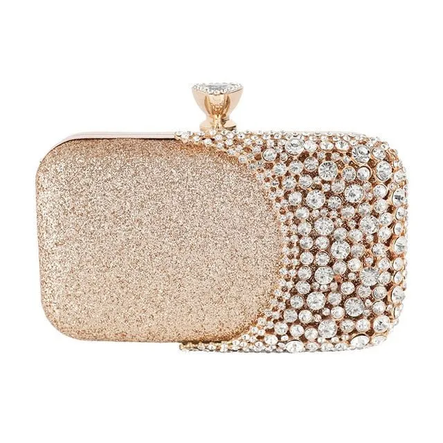 Bridal Clutch Bag Crystal Wedding Purse