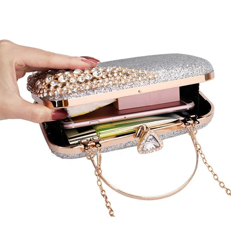 Bridal Clutch Bag Crystal Wedding Purse