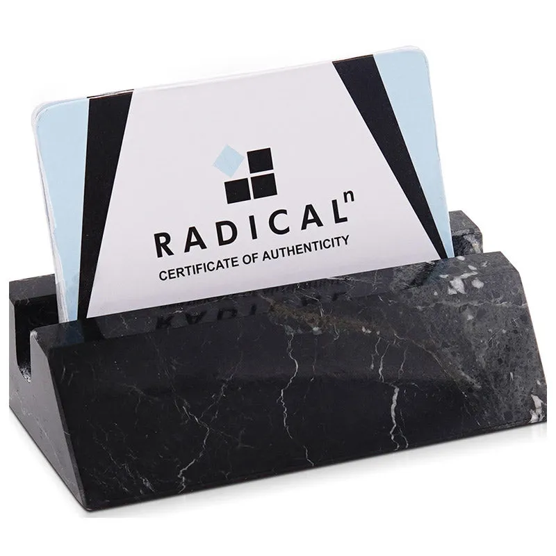 Business Card Holder-Marble Office Desk Organizers