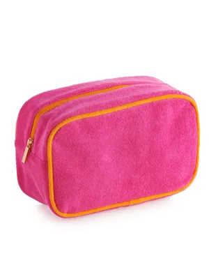 Cabana Medium Zip Pouch - Magenta