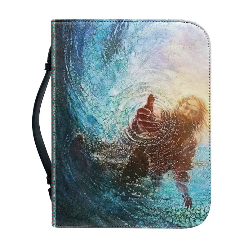 Christianartbag Bible Cover, Be Still And Know That I Am God Personalized Bible Cover, Personalized Bible Cover, Purple Bible Cover, Christmas Gift, CABBBCV01260923.