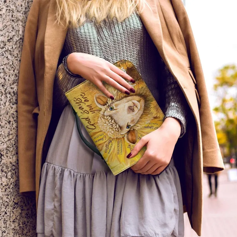 Christianartbag Bible Cover, God Says You Are Bible Cover, Personalized Bible Cover, Sunflower Sheep Bible Cover, Christian Gifts, CAB28210224.