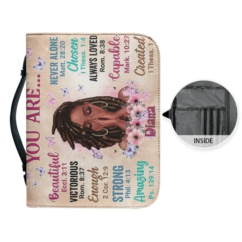 Christianartbag Bible Cover, God Says You Are Bible Cover, Personalized Bible Cover, Warrior Bible Cover, Christian Gifts, CAB02200124.