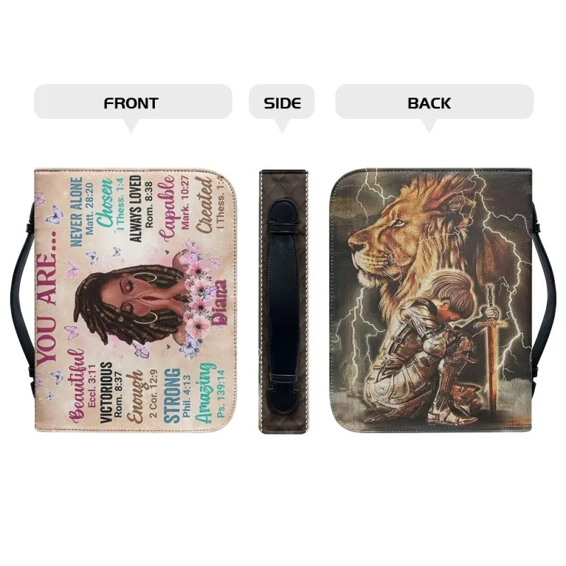 Christianartbag Bible Cover, God Says You Are Bible Cover, Personalized Bible Cover, Warrior Bible Cover, Christian Gifts, CAB02200124.