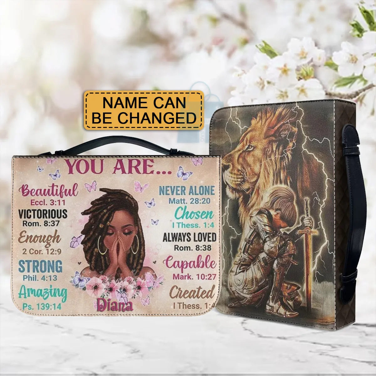 Christianartbag Bible Cover, God Says You Are Bible Cover, Personalized Bible Cover, Warrior Bible Cover, Christian Gifts, CAB02200124.