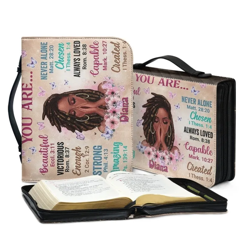 Christianartbag Bible Cover, God Says You Are Bible Cover, Personalized Bible Cover, Warrior Bible Cover, Christian Gifts, CAB02200124.