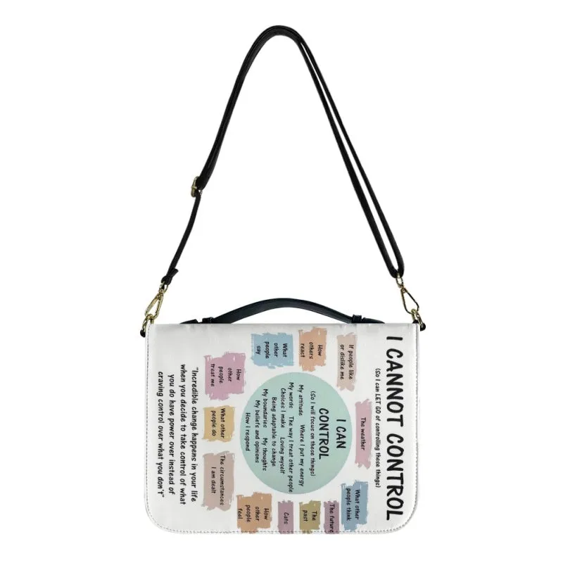 CHRISTIANARTBAG Bible Cover - I Cannot Control - Personalized Bible Cover, CABBBCV08120824.