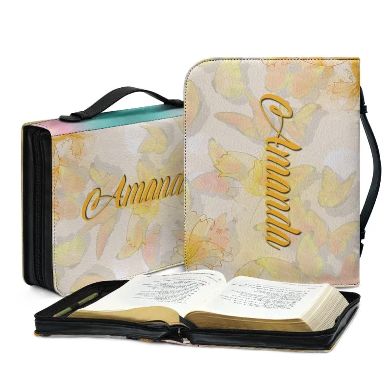 Christianartbag Bible Cover, To My Daughter From Mom Bible Cover, Personalized Bible Cover, Art Design Bible Cover, Christian Gifts, CAB22071223.