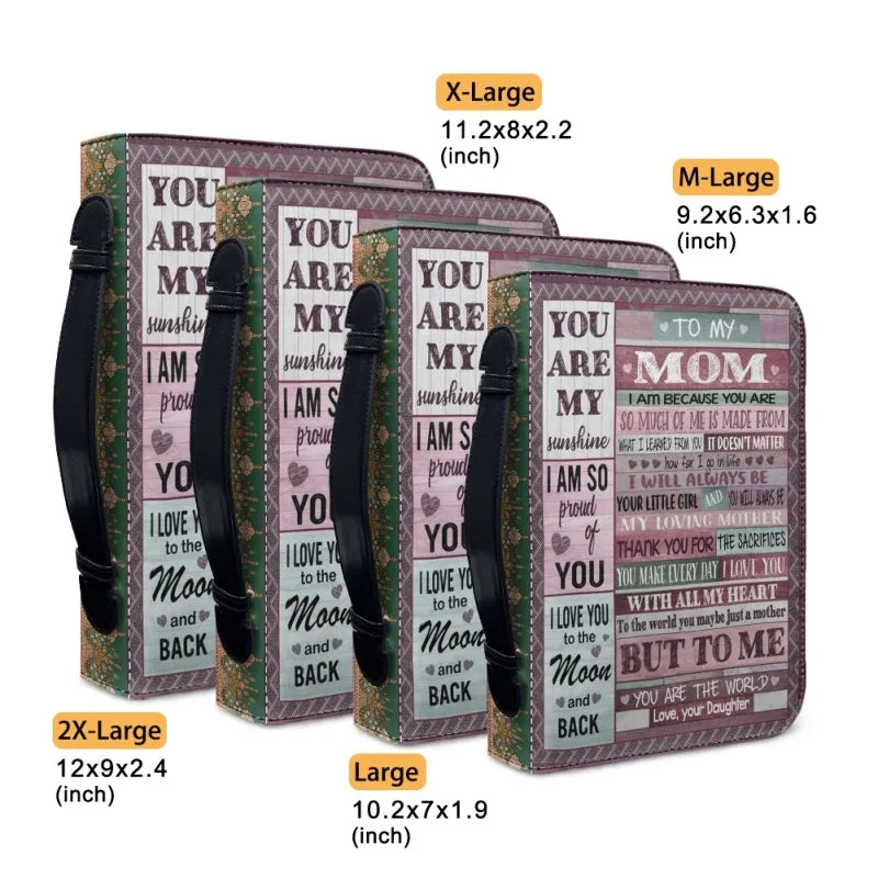 Christianartbag Bible Cover, To My Mom I Love You Bible Cover, Personalized Bible Cover, Mom Bible Cover, Mother Days Gifts, CAB08201223.