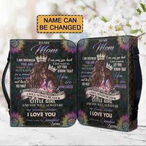 Christianartbag Bible Cover, To My Mom I Love You Mandala Bible Cover, Personalized Bible Cover, Mom Bible Cover, Mother Days Gifts, CAB06201223.