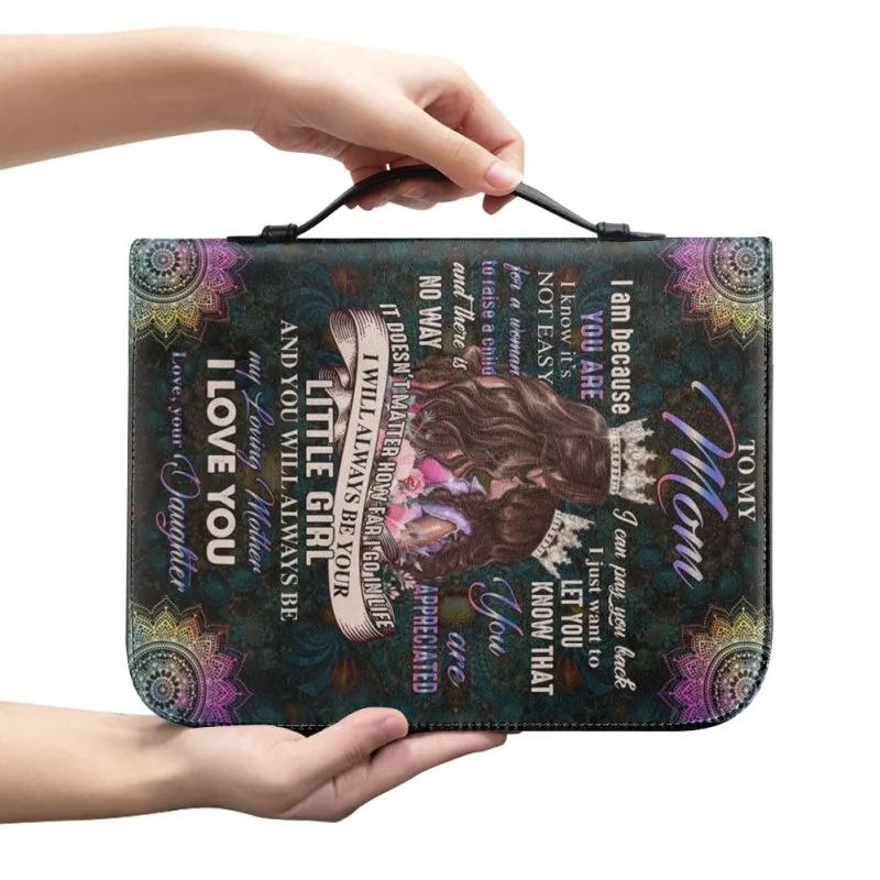 Christianartbag Bible Cover, To My Mom I Love You Mandala Bible Cover, Personalized Bible Cover, Mom Bible Cover, Mother Days Gifts, CAB06201223.