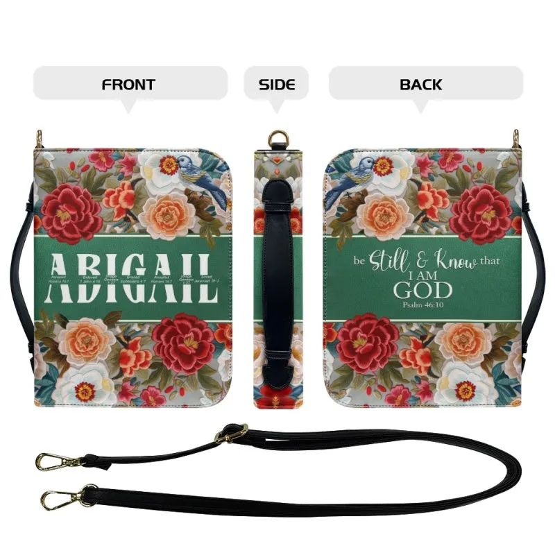 CHRISTIANARTBAG Bible Cover - Uncover the sacred meaning of your name - Custom Name, Verse, Design - Personalized Bible Cover, CABBBCV02102324.