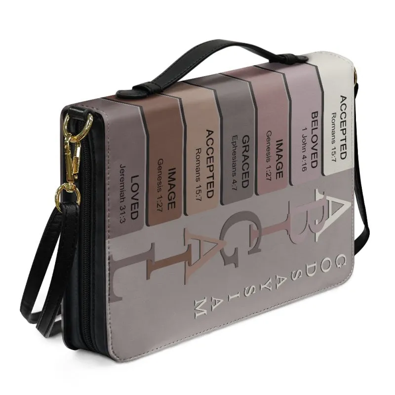 CHRISTIANARTBAG Bible Cover - Uncover the sacred meaning of your name - Personalized Bible Cover, CABBBCV02030624.
