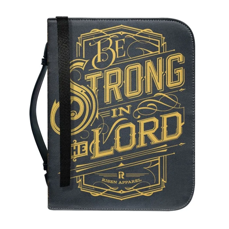 CHRISTIANARTBAG Bible Covers - Be Strong In The Lord Bible-Cover - CABBBCV01080524.