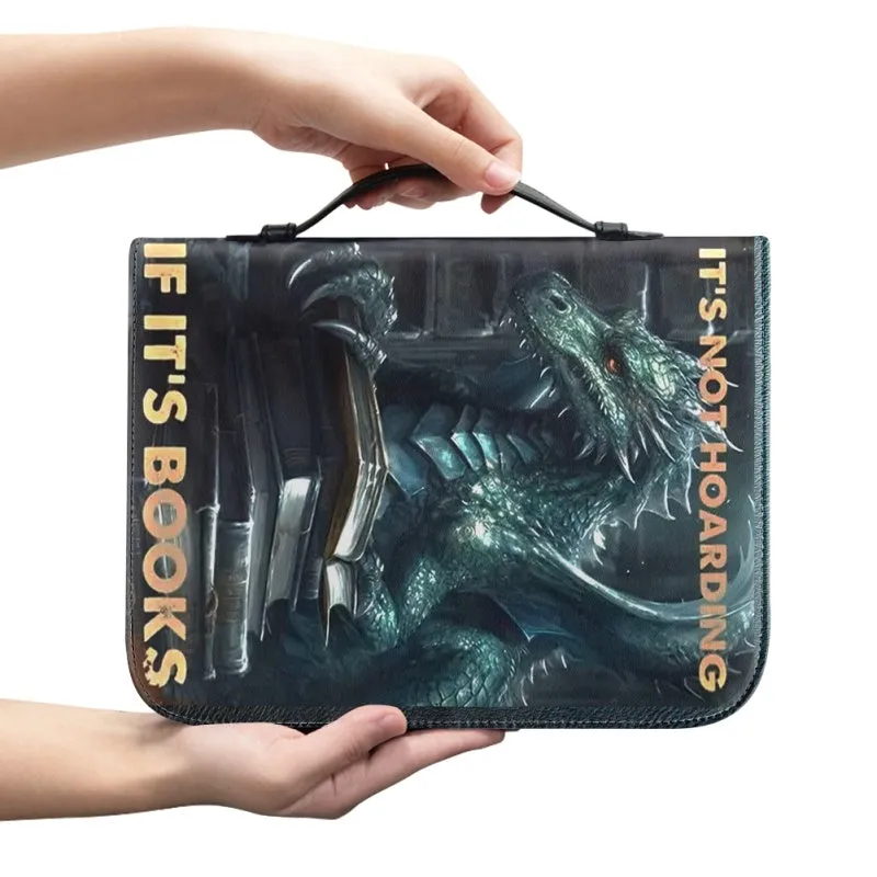 CHRISTIANARTBAG Bible Covers - It's Not Hoarding If It's Books - Personalized Book Cover - CABBBCV02030524.