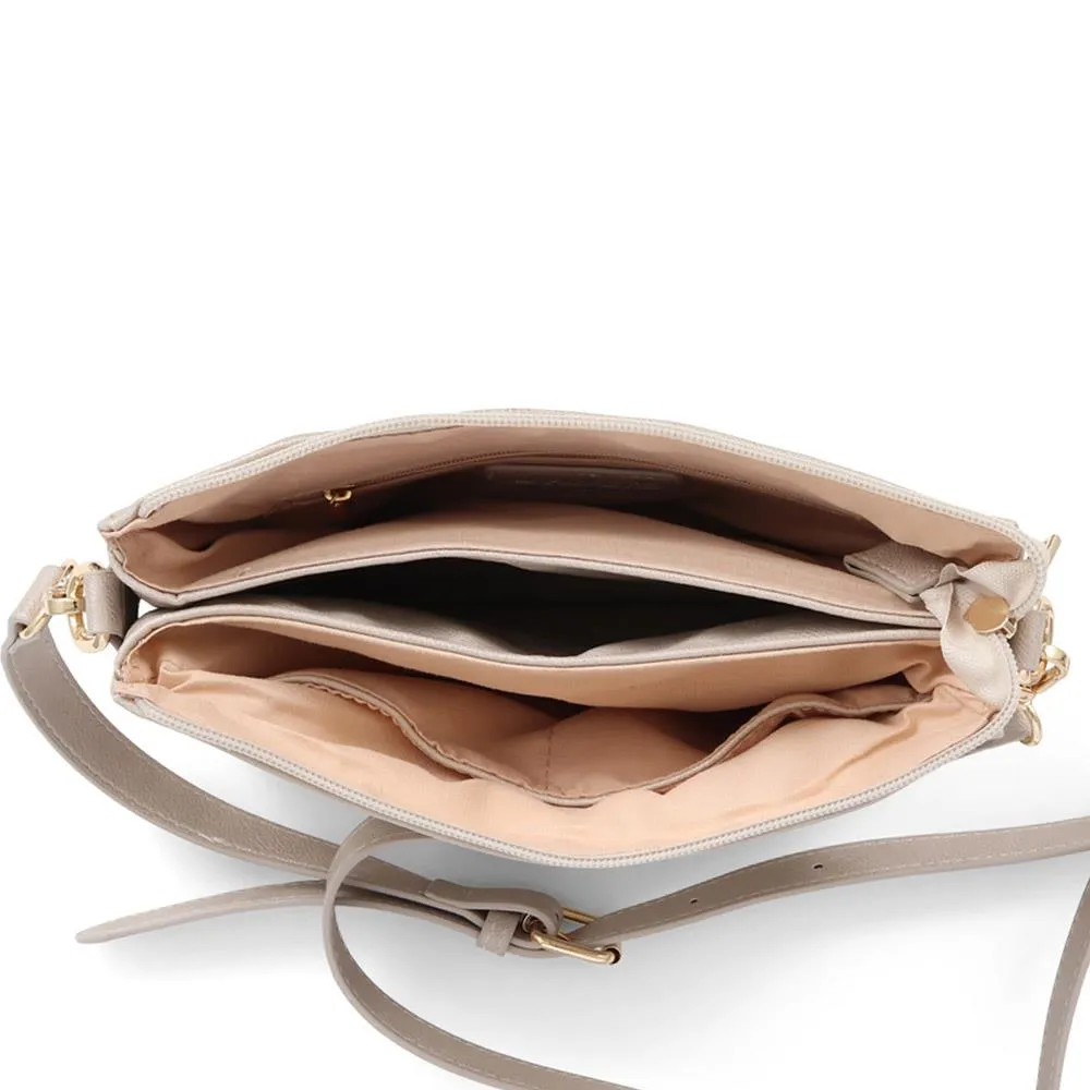 Decorative Zip Shoulder Bag - RIM39017 / 325 283