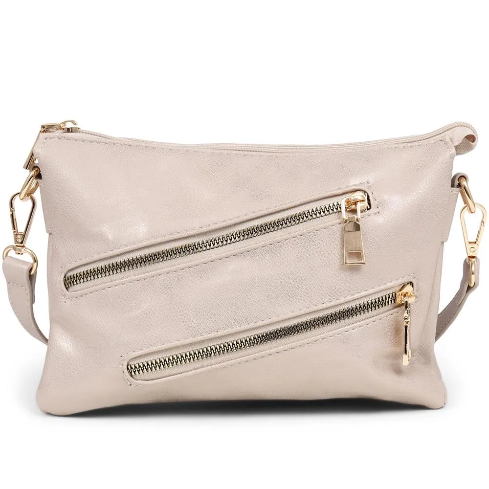 Decorative Zip Shoulder Bag - RIM39017 / 325 283
