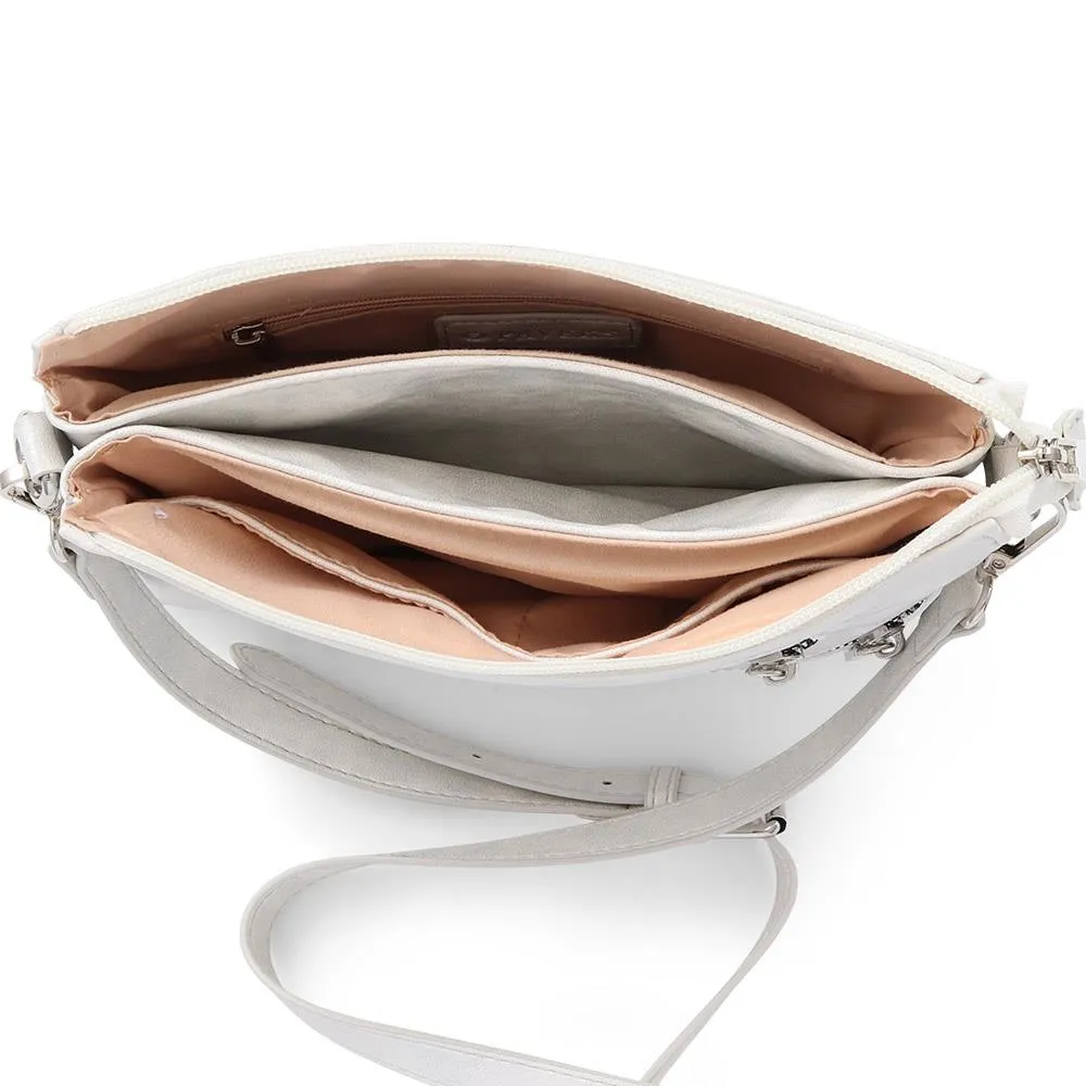 Decorative Zip Shoulder Bag - RIM39017 / 325 283