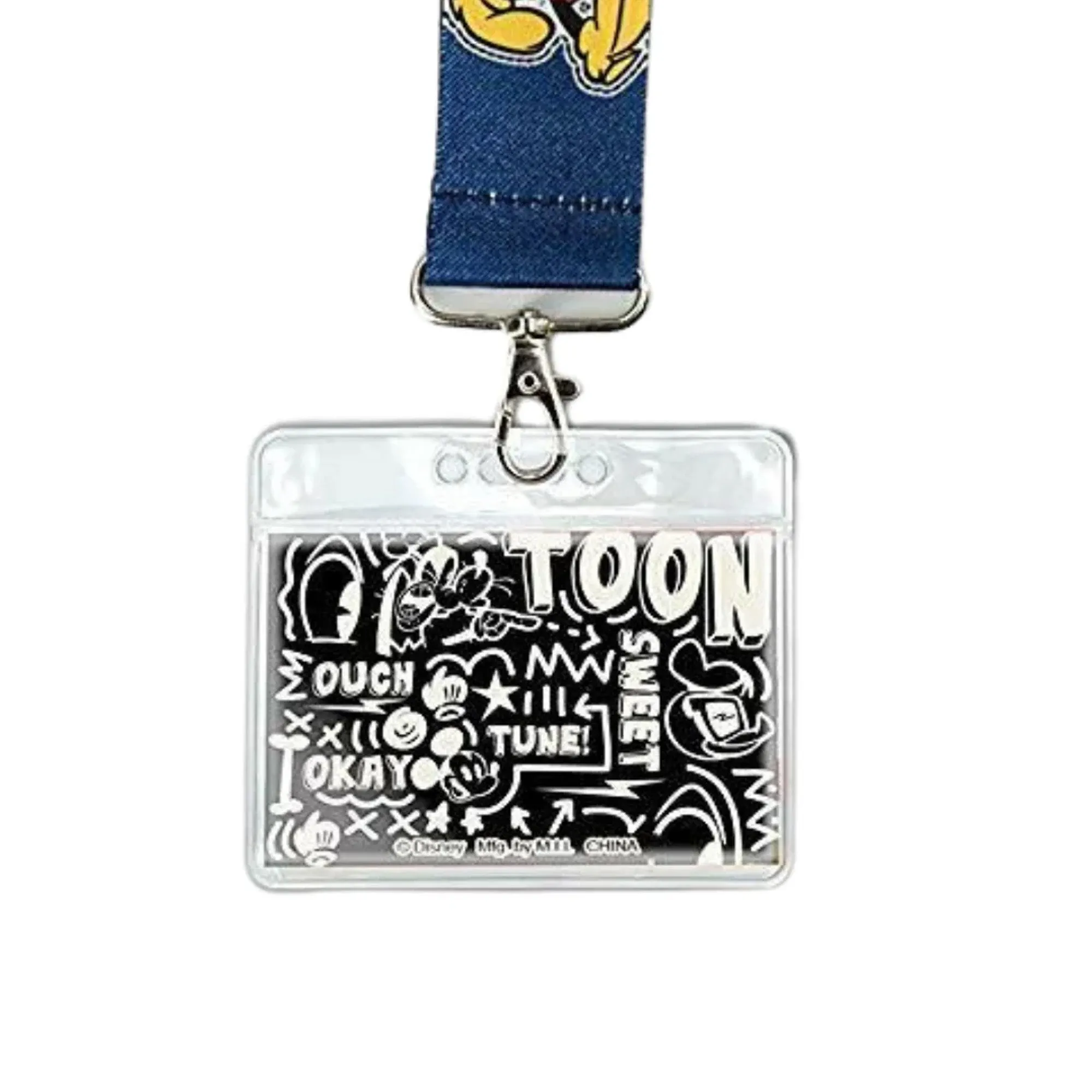 Disney Mickey Mouse  & Gang Deluxe Lanyard With Card Holder