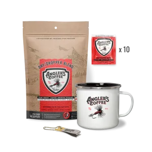 Dry Dropper Pack (Dry Dropper 10 Pack, Dry Fly Camp Mug, Angler's Classic Line Nippers)