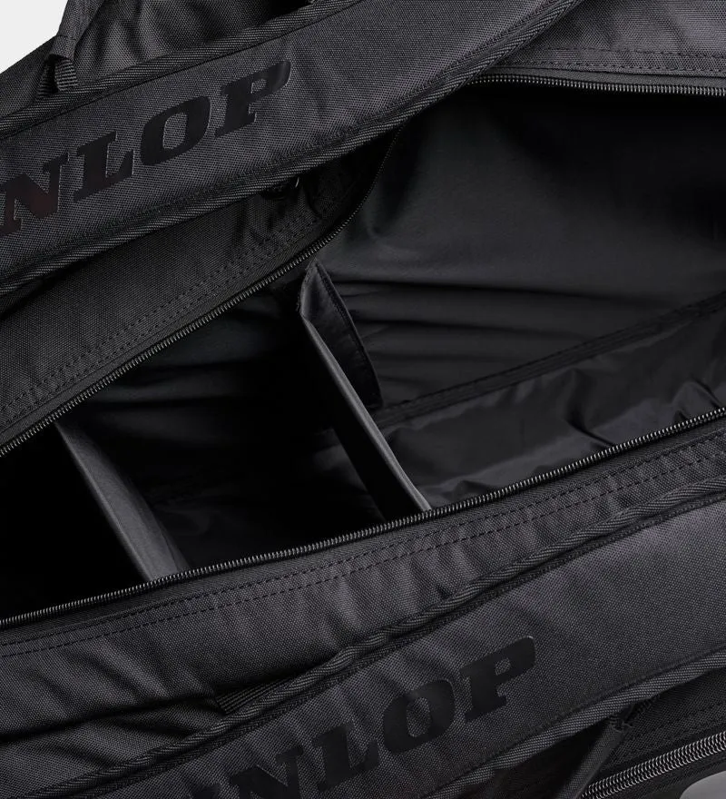 Dunlop 22 Team 12 Racquet Bag Black/Black
