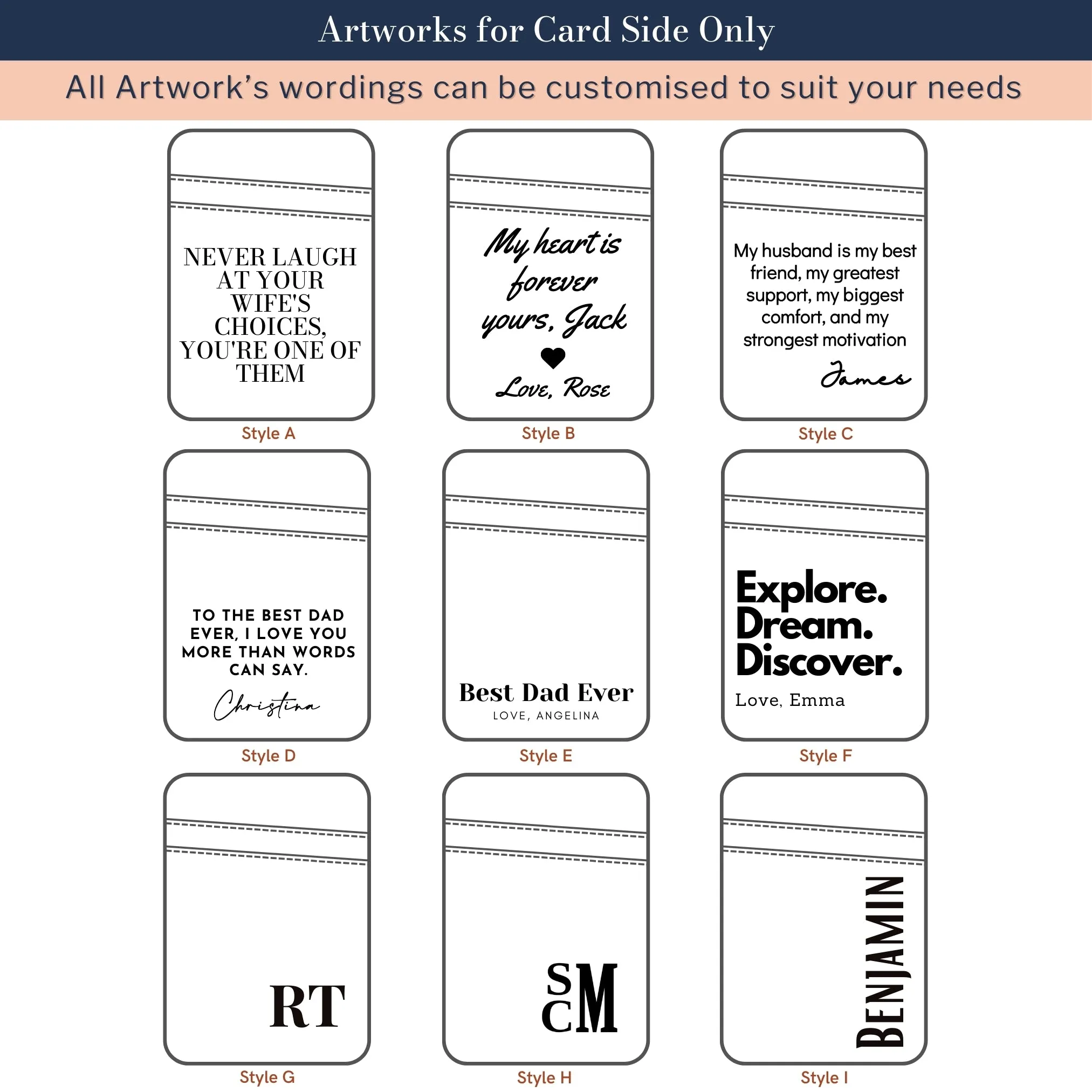 Engraved Genuine Leather Magnetic Money Clip & Cards Holder