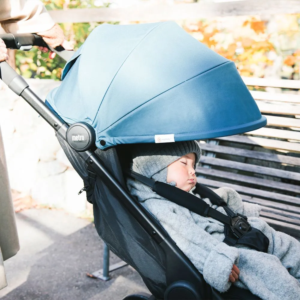 Ergobaby Metro Compact City Stroller - Marine Blue - (Comes With ErgoPromise 10-Year Guarantee)