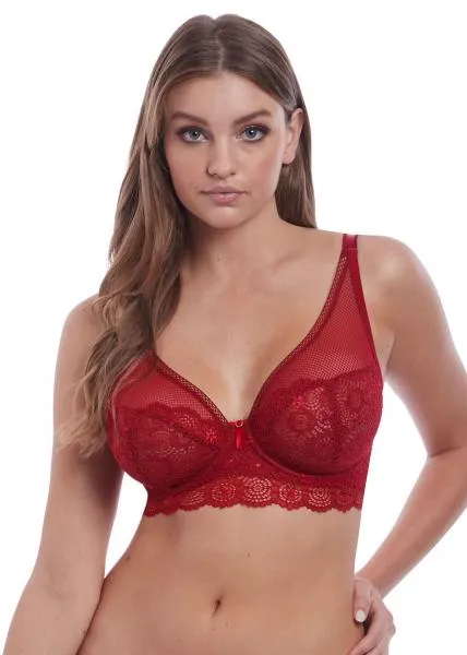 Expression High Apex Bra - Ruby -