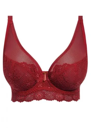 Expression High Apex Bra - Ruby -